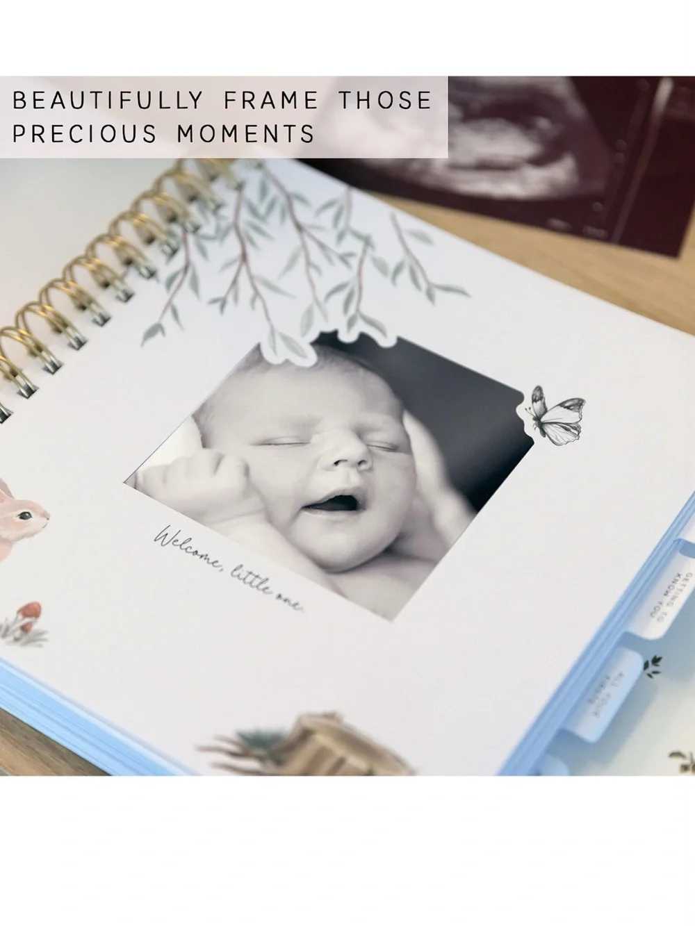 The Story of You Baby Memory Book - White Woodland Keepsake